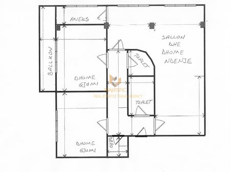 Apartment 2+1+2 for sale at Margarita Tutulani street.