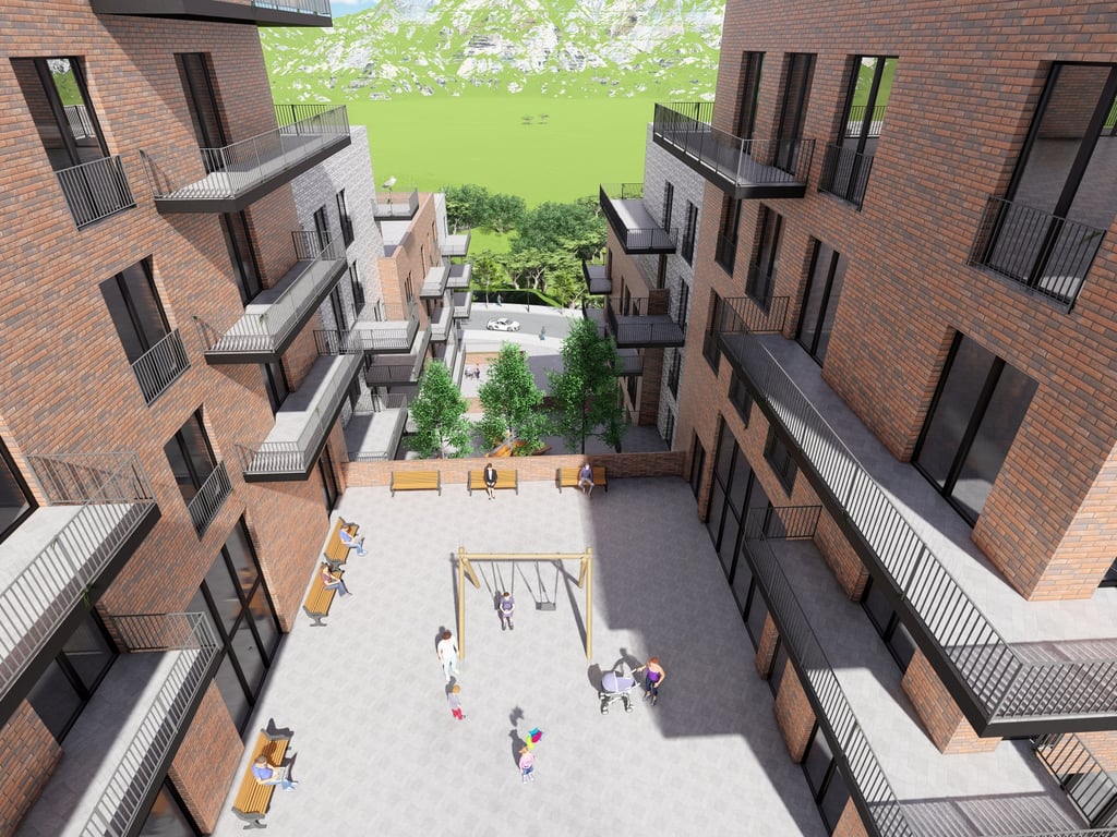 SHITET apartament 2+1 tek Rezidenca Kodra e Diellit - Lindje