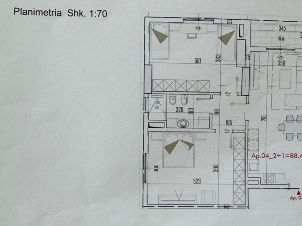 Apartament per shitje 2+1 ne Paskuqan! 