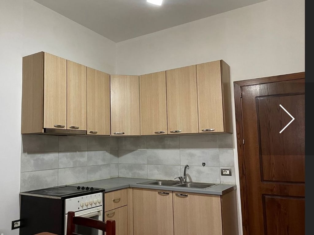 A 1+1 apartment is available for rent near the electric substation, Siri Kodra street.