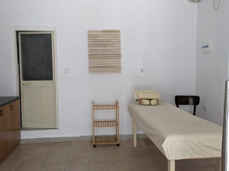 A business space is available for rent at the New Bazaar.