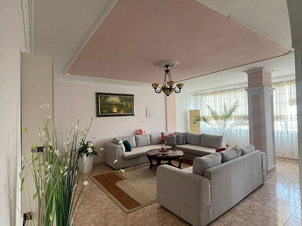 FOR RENT 2+1 APARTMENT + KITCHEN + 2 BATHROOMS, ARROW BUILDING, TIRANA.