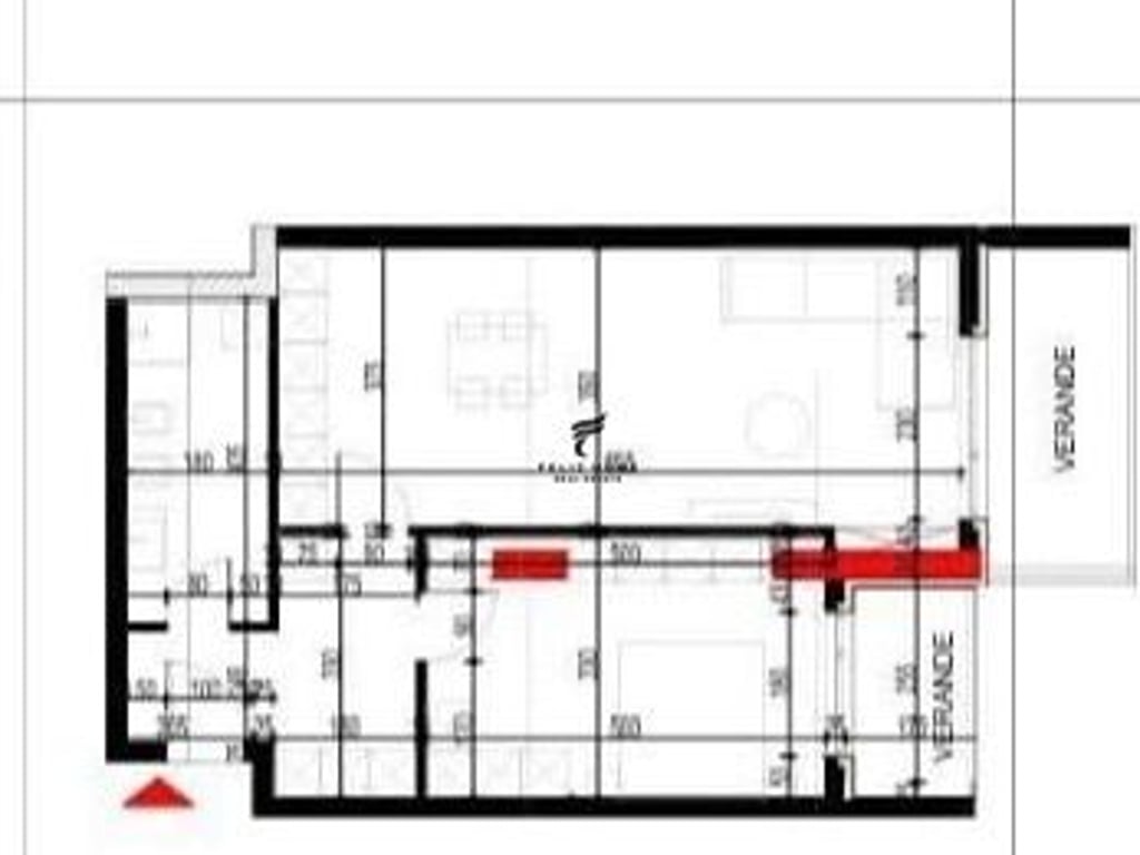 VENDESI APPARTAMENTO 2+1 PASKUQAN 78.000 EURO