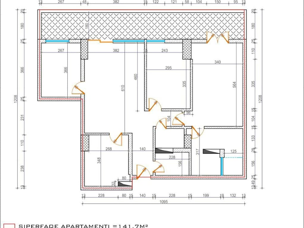 3+1+2 apartment for sale at the former Exhibition near the District Court Tirana ID (4131416)
