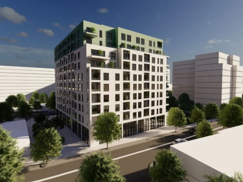 SHITET APARTAMENT 1+1 NE KOMPLEKSIN VIVA, ISH PARKU TIRANE