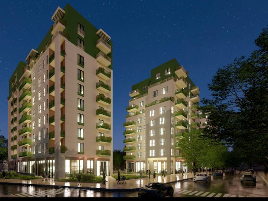 Apartment 2+1+2 for sale near the old bus park.