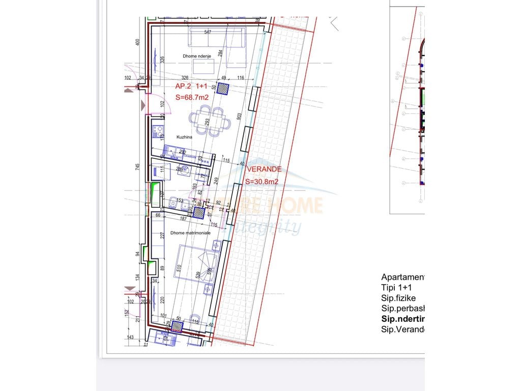 Shitet apartament 1+1 Ish Tregu Elektrik