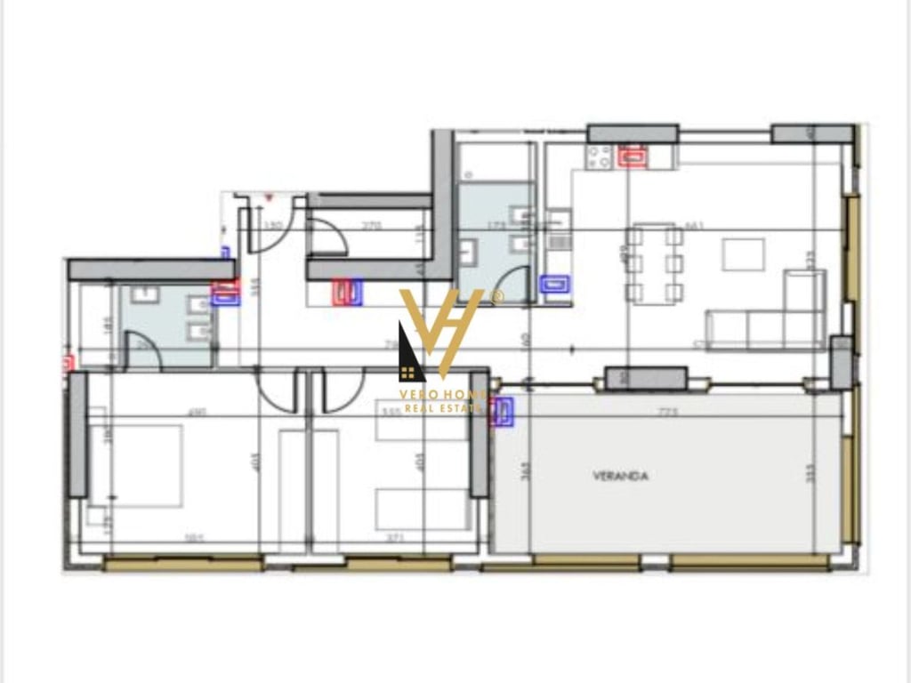 APARTMENT 2+1+2 FOR SALE AT AFA TOWER, PAZARI I RI CLEARING PRICE