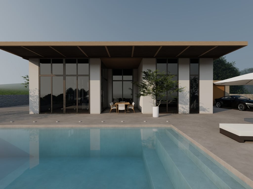 Vilë individuale për shitje në Gjirin e Lalëzit, pranë kompleksit San Pietro 