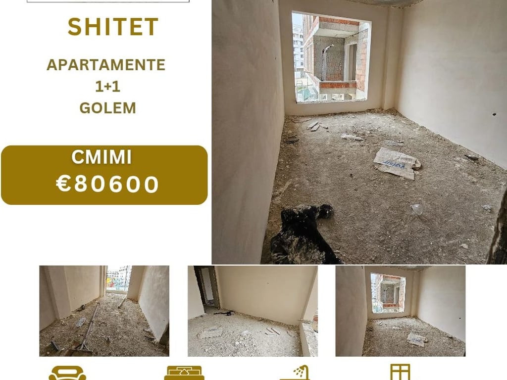 Shitet Apartament 1+1