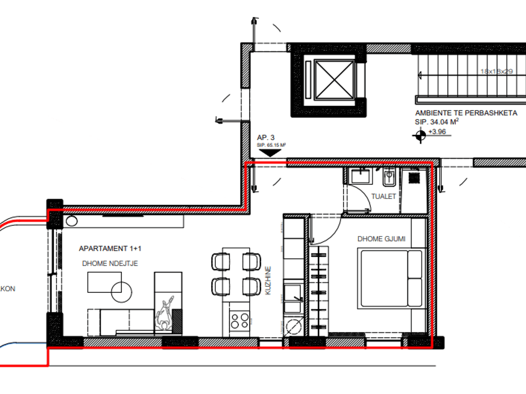 Apartment for sale 1+1 Butrinti Street Saranda (41111055)