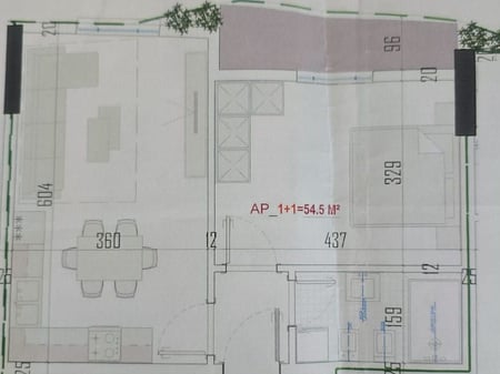 Apartament Ne Shitje 1+1 ne Paskuqan (ID B110427) Tirane