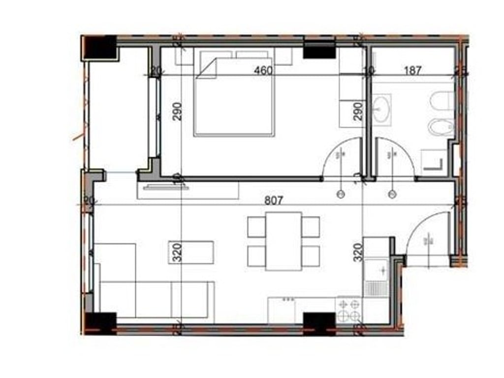 Apartament Ne Shitje 1+1 ne Paskuqan (ID B110441) Tirane​