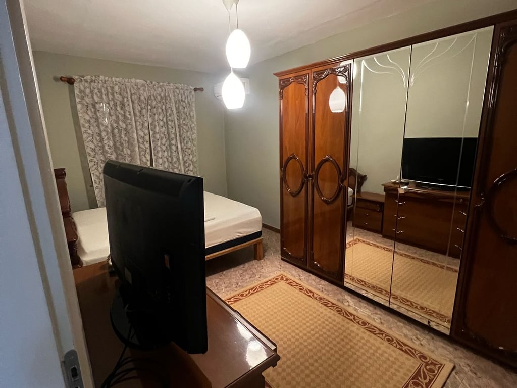 An apartment is for rent in the Center.