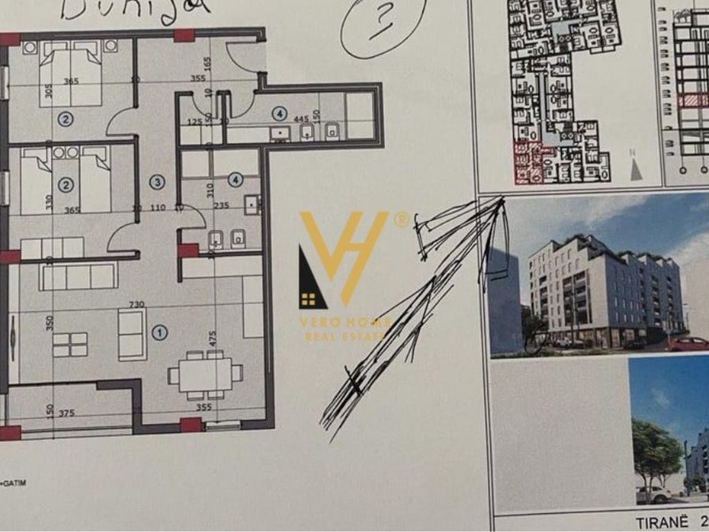 APARTMENT FOR SALE 2+1+2 AT ALI DEMI 144,000 EURO