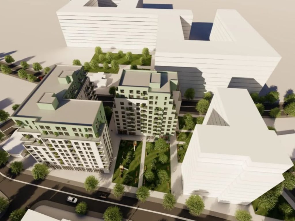 SHITET APARTAMENT 1+1 NE KOMPLEKSIN VIVA, ISH PARKU TIRANE