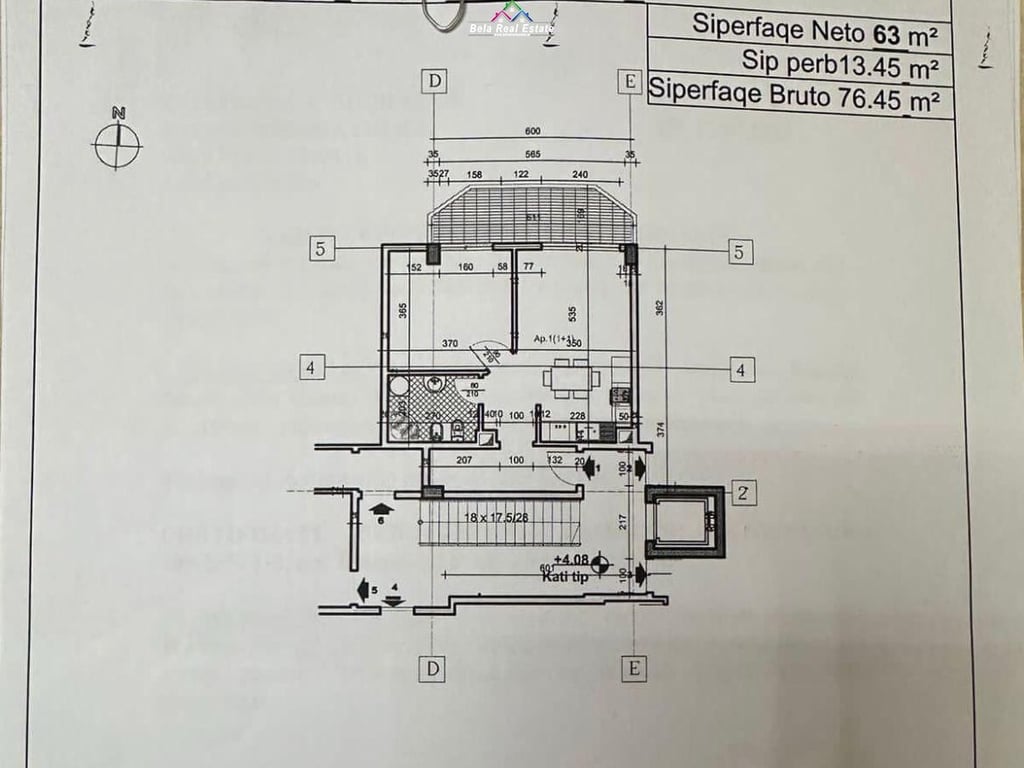 Shitet Apartament 1+1 Tek Kodra e Diellit (ID B110429) Tirane