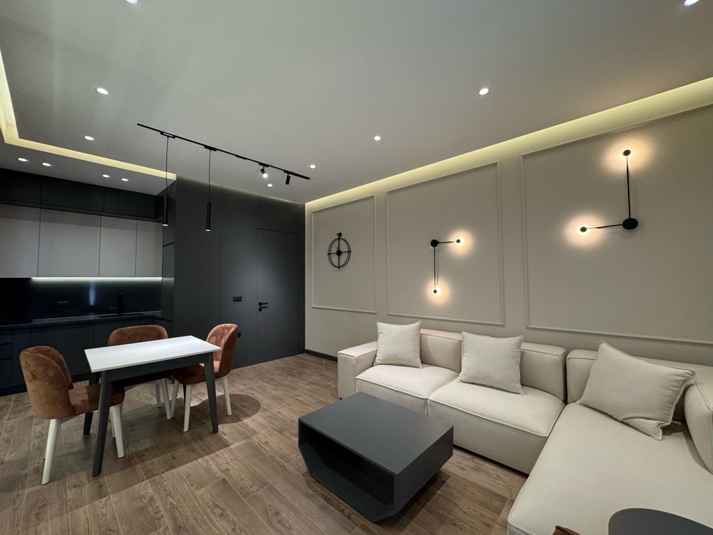 APARTAMENT MODERN 1+1 PER QERA TEK KOMPLESI DELIJORGJI