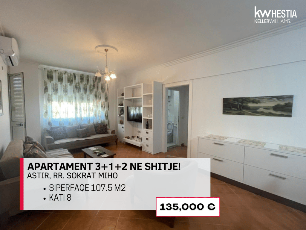 3+1 apartment for sale in Astir near Vila L.