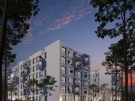 Shitet apartament 1+1  ne golem 