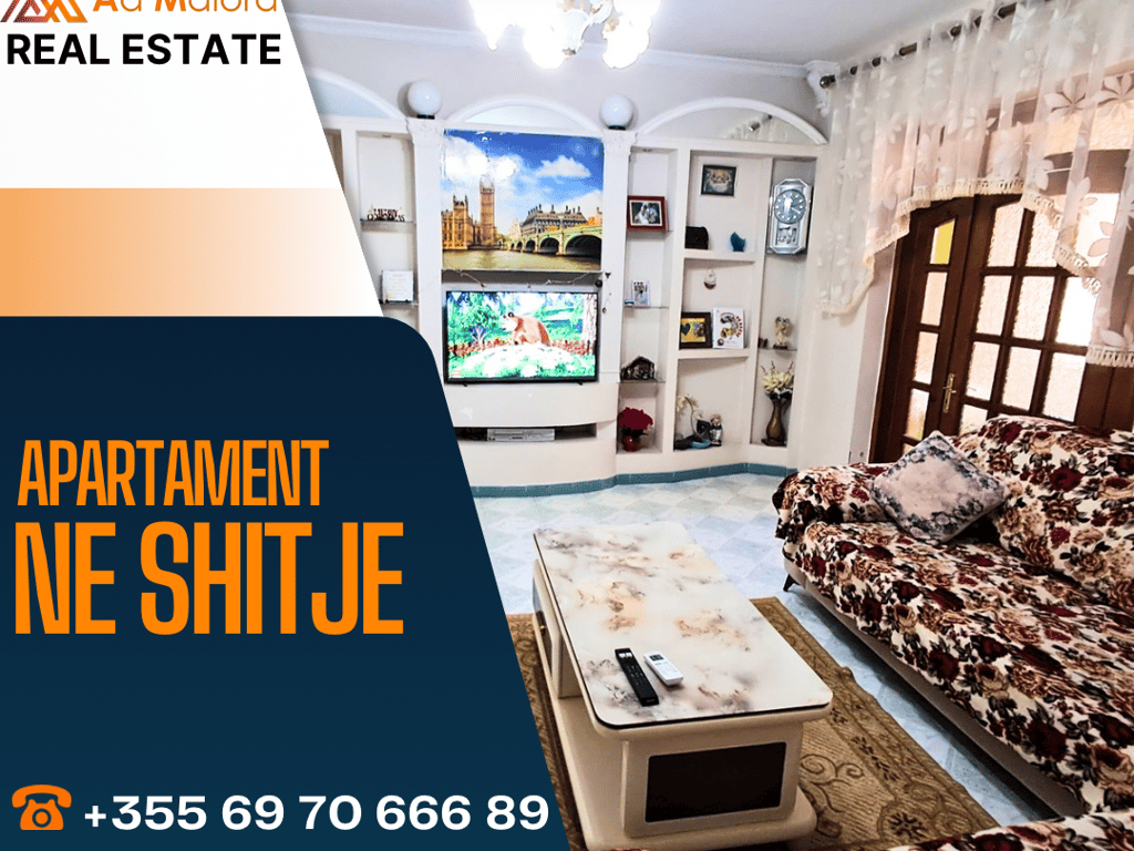 Shitet Apartament 3+1 shkolla qemal mici Durres
