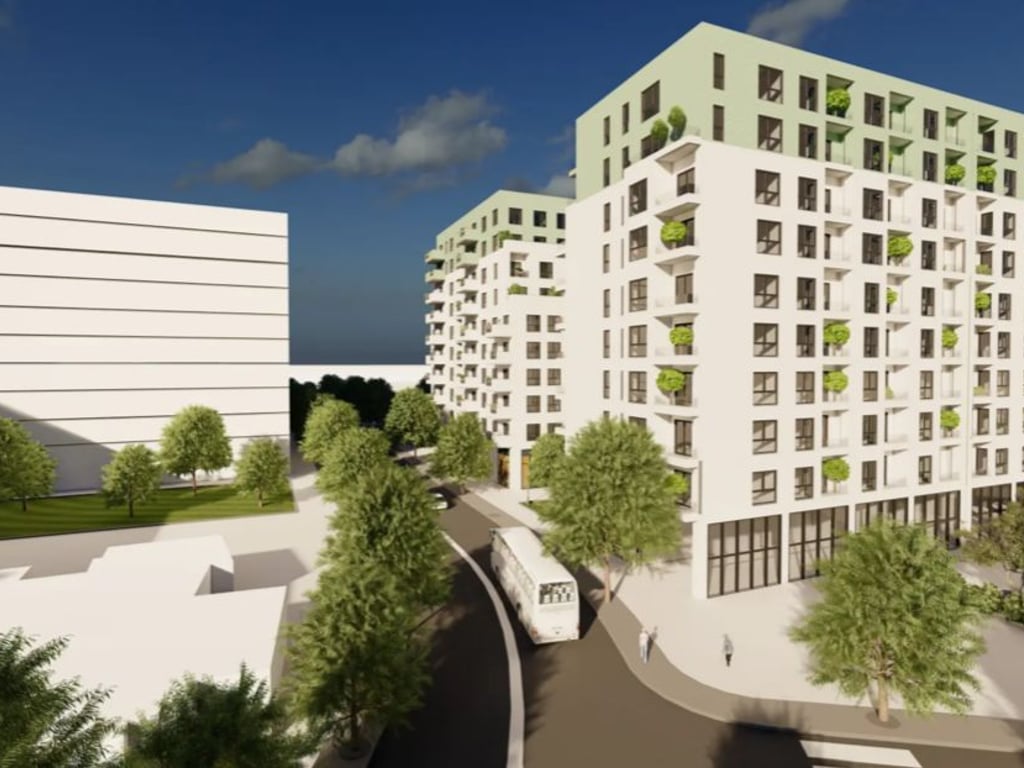 SHITET APARTAMENT 1+1 NE KOMPLEKSIN VIVA, ISH PARKU TIRANE