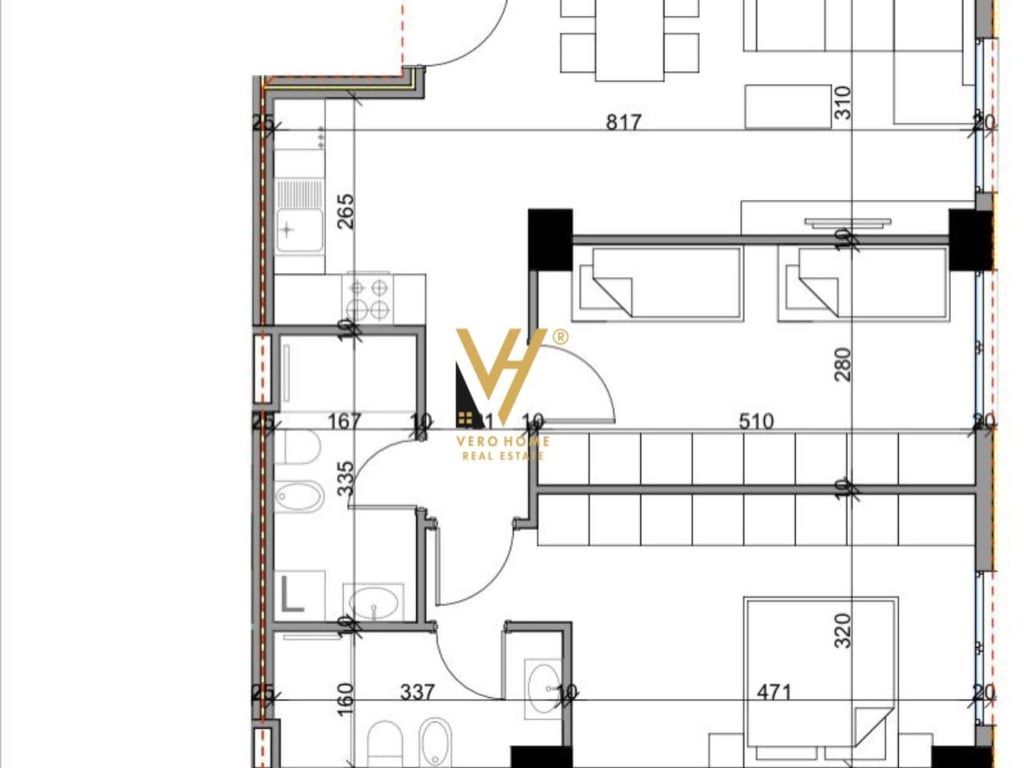 APARTMENT 2+1+BALCONY FOR SALE IN PASKUQAN 111,150 EURO