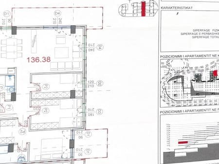 APARTMENT FOR SALE 3+1+2 BATHROOMS+2 BALCONIES, KODRA E DIELLIT 2!