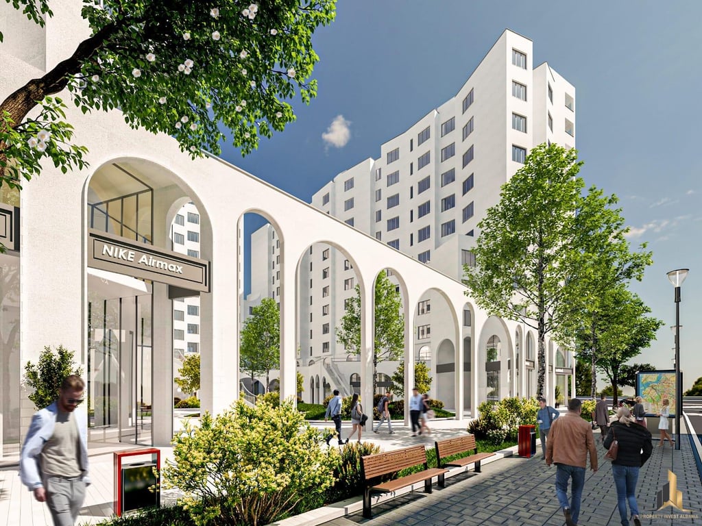 SHITET AMBIENT KOMERCIAL TEK RIVER RESIDENCE, TIRANË  