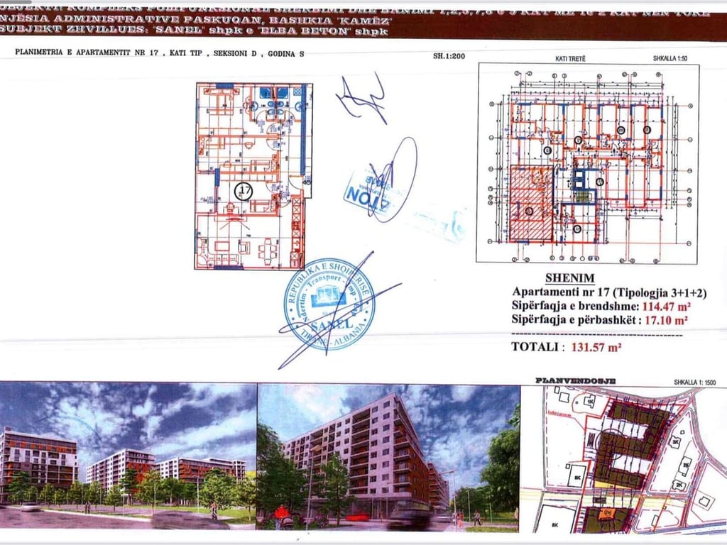 VENDESI APPARTAMENTO 3+1 132M2 158500 EURO PASKUQAN
