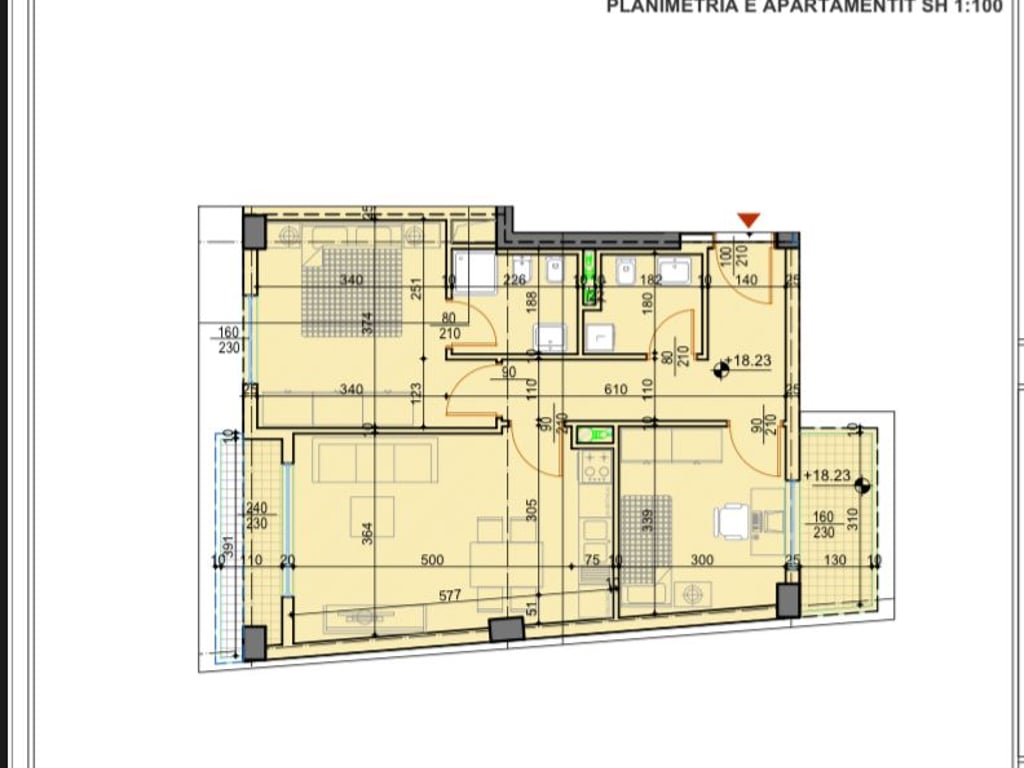Apartament 2+1 per shitje, rruga Teodor Keko!