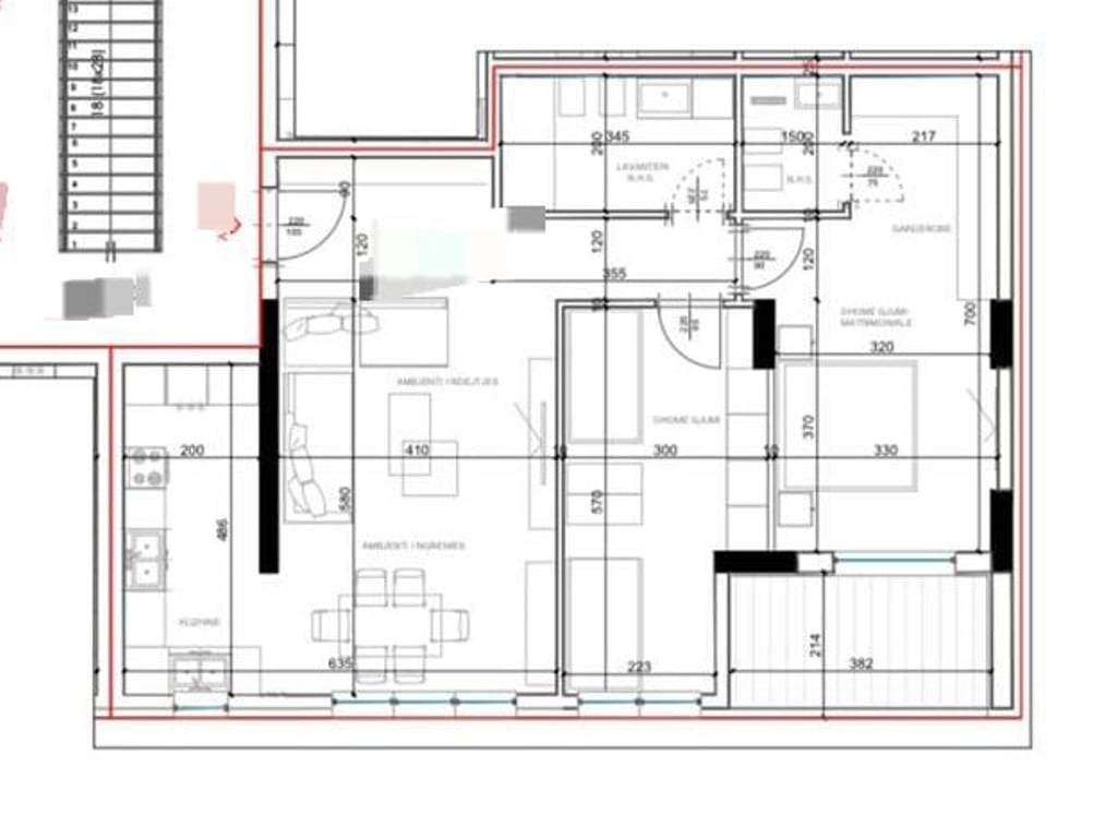 Appartamento in Vendita 2+1 in Via Elbasanit (ID B120674) Tirana