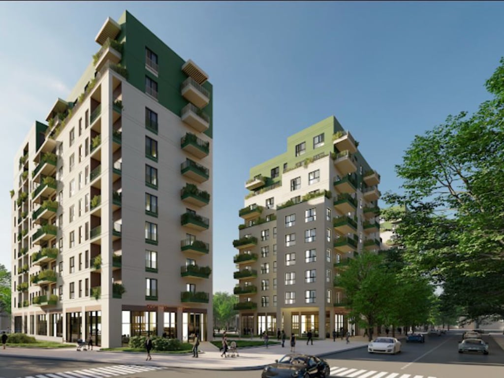 Apartment 2+1+2 for sale near the old bus park.