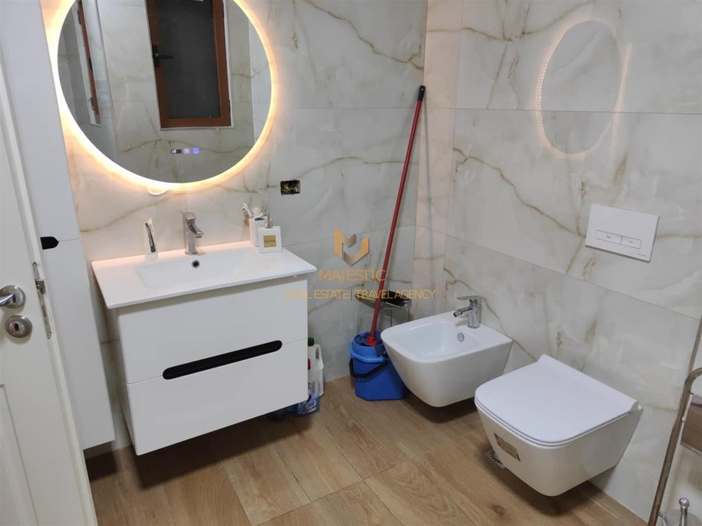 A 2+1 apartment is available for rent behind the Concord center, 5 May street.