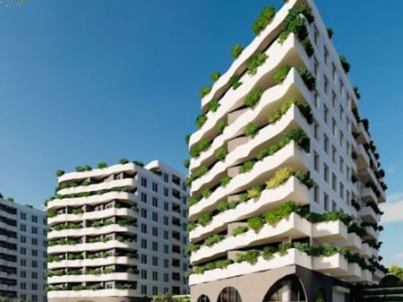 Shitet Apartament 1+1 tek Kompleks Aluna, në Paskuqan.