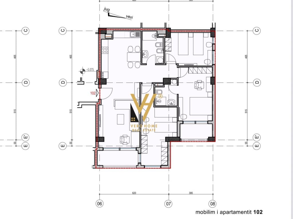 APARTMENT FOR SALE 3+1+2 AT PAZARI I RI 342,000 EURO