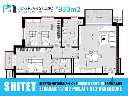 !! SHITET APARTAMENT 2+1 !!