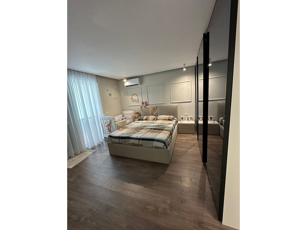 A super apartment 2+1+2 is for sale at Kodra e Diellit, next to the residence.