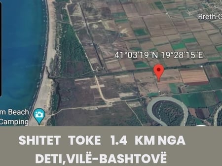 Bashtoves Villa, Land for sale, 1.4 km from the sea