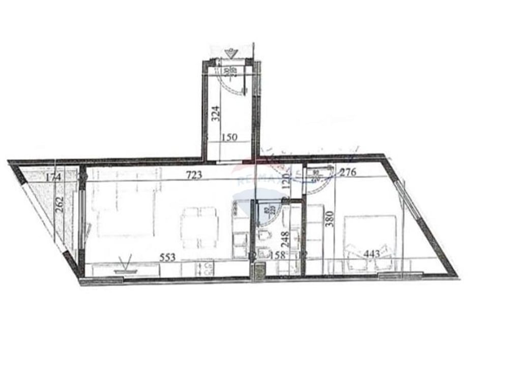 Shitet Apartament 1+1 COLONNADE RESIDENCE