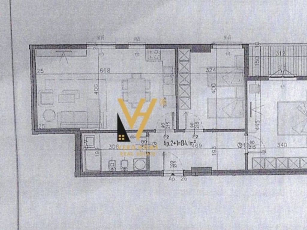 APARTMENT 2+1+BALCONY FOR SALE IN KAMEZ 85,000 EURO
