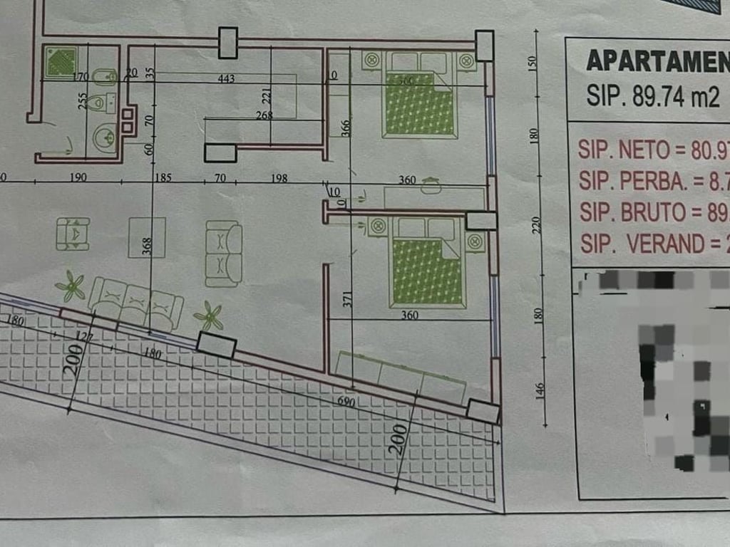 Apartament Ne Shitje 2+1 Ne Astir (ID B120634) Tirane
