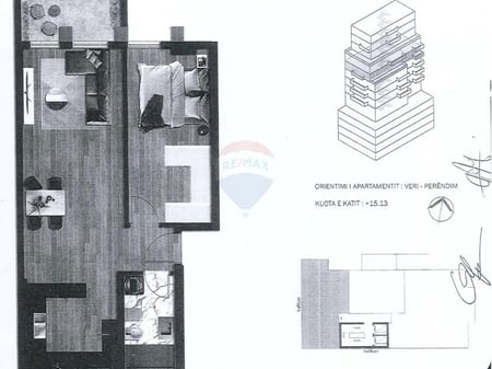 Appartamento 1+1 in Vendita, Via di Kavajë