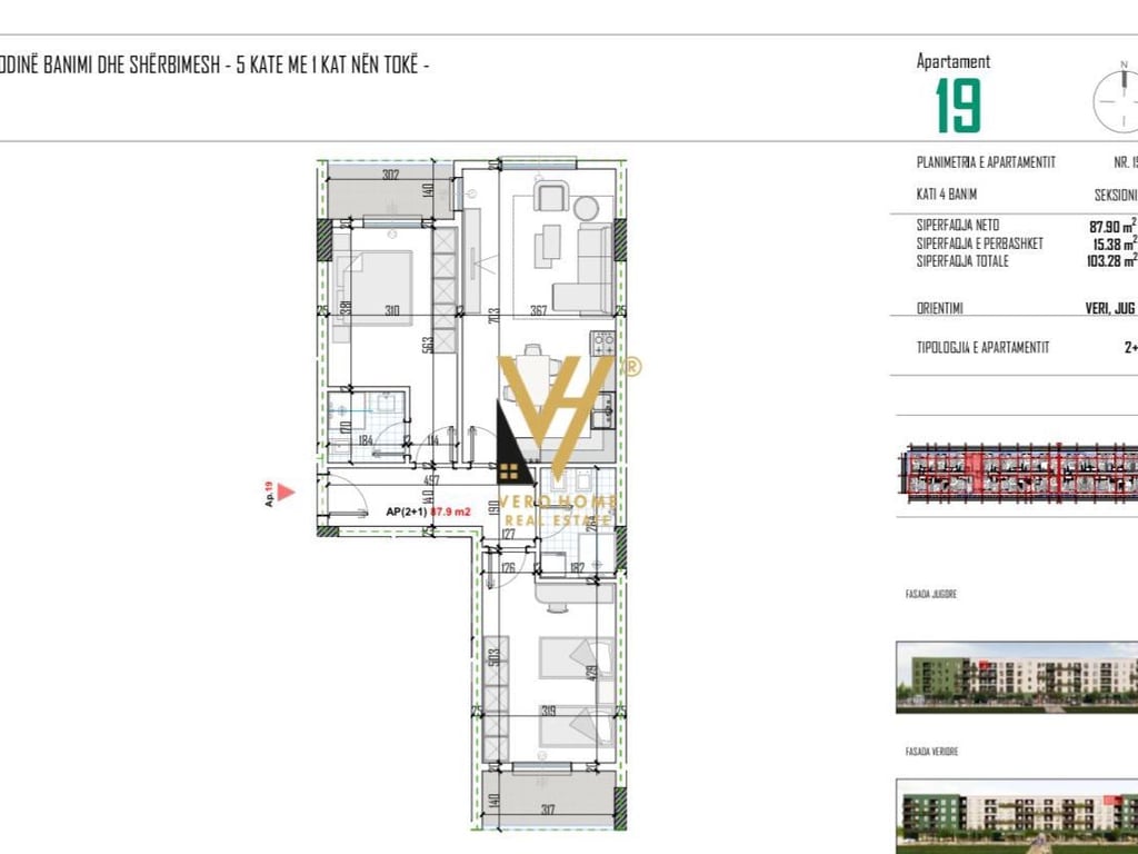 APARTMENT 2+1 FOR SALE IN BATHORE 82,600 EURO