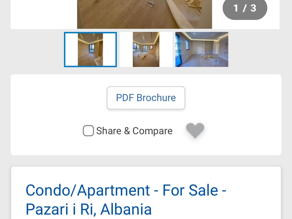 Appartamento 2+1 al Pazari i Ri!