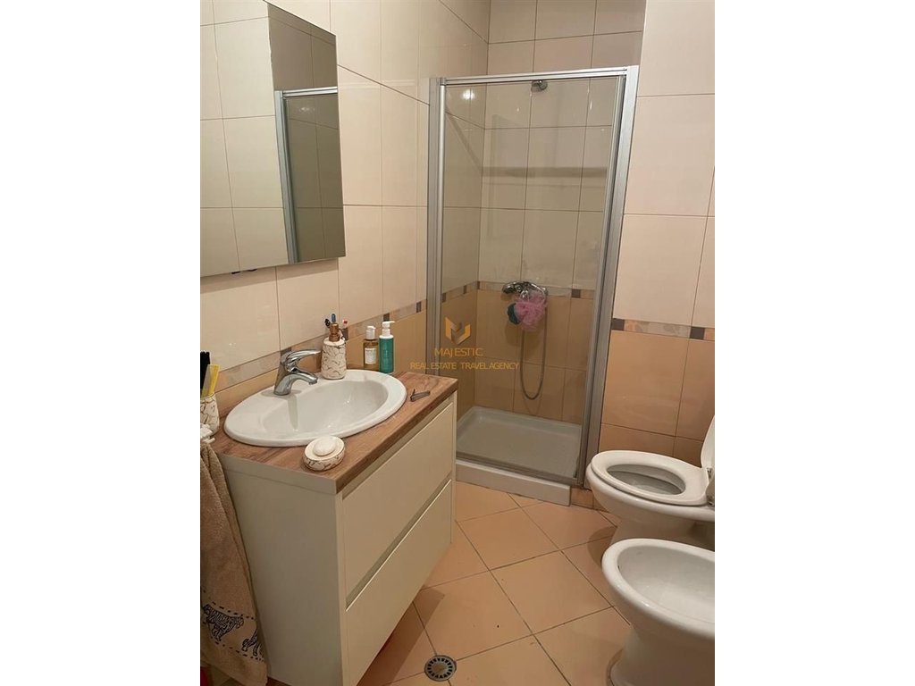 A super 2+1 apartment is for sale opposite the Delijorgji Complex, Kavaja Street.