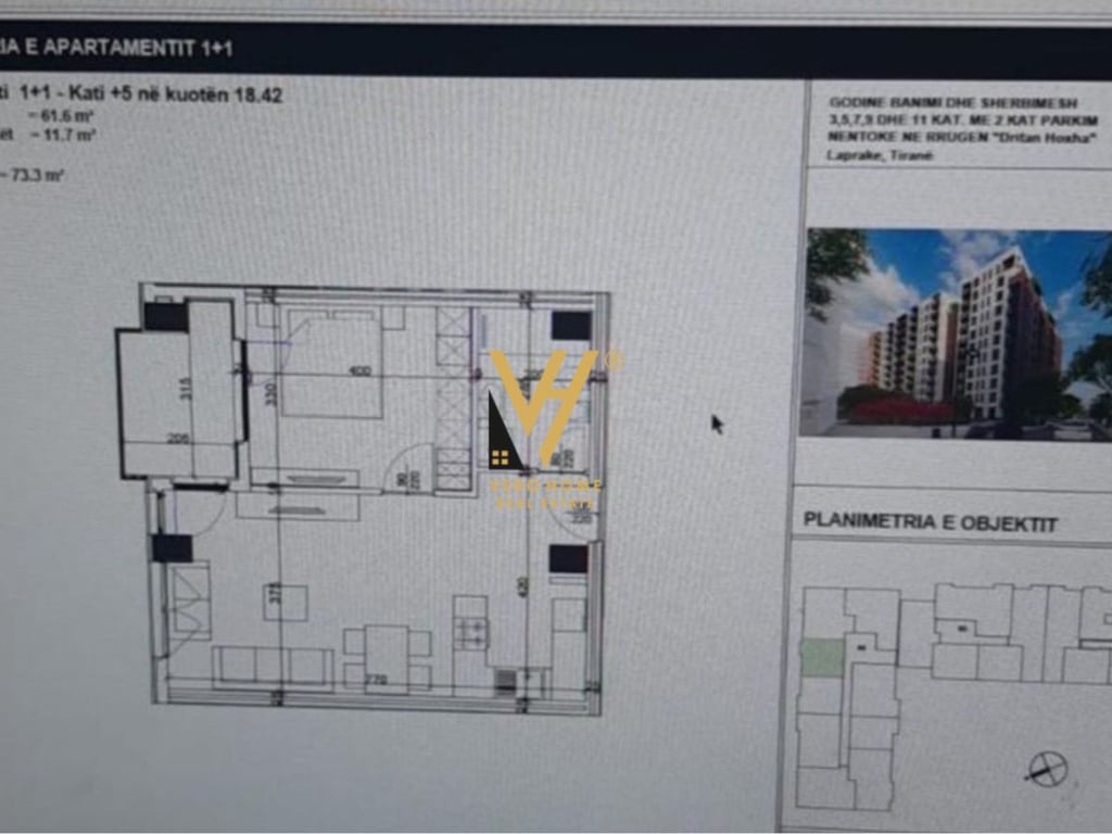 FOR SALE APARTMENT 1+1+BALCONY IN LAPRAKE 125,000 EURO