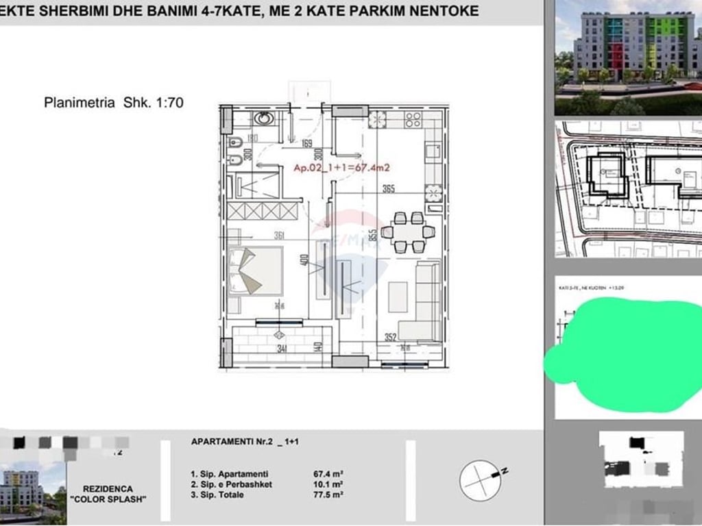 Appartamento 1+1 a Paskuqan