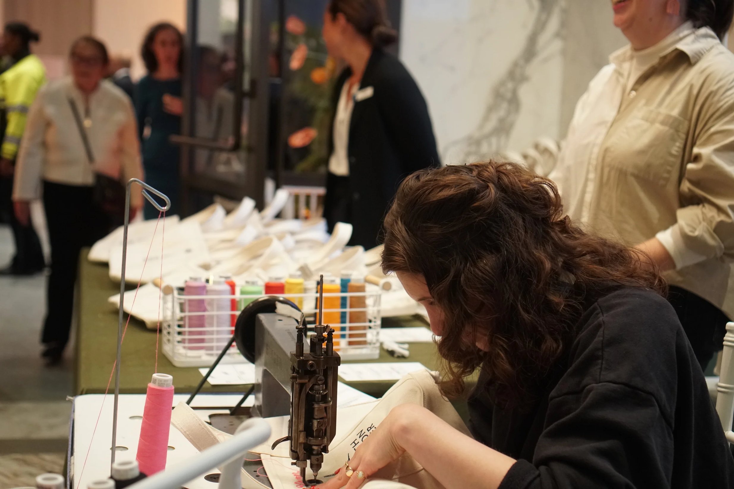 Keeper chainstitch embroidery custom jacket design