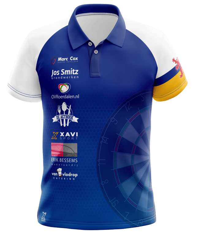 Gepersonaliseerd darts teamshirt